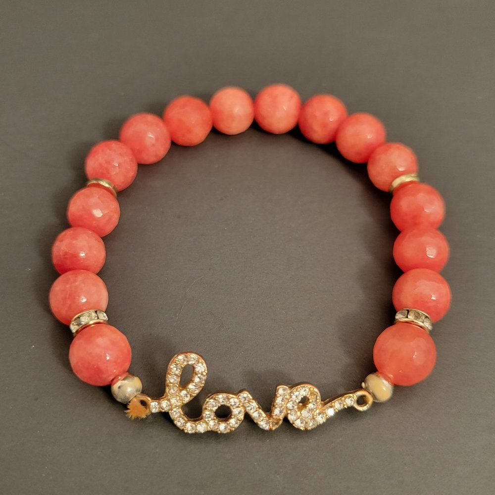 Love Citrine Stone Bracelet